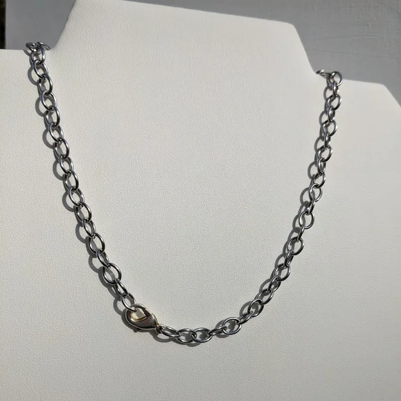 Jasper Stainless Steel Silver Chain Necklace Handmade  Crystals Grounding Unisex - Picture 11 of 13